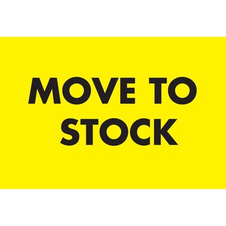 Decker Tape Products Label, DL3236, MOVE TO STOCK, 2" X 3" DL3236